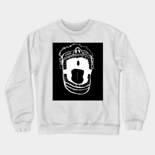 Lonely screaming Crewneck Sweatshirt by Wertimo